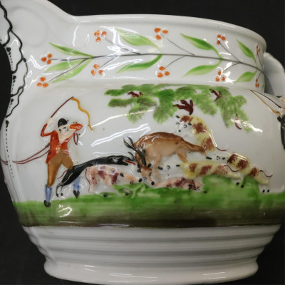 Staffordshire Setter Hunt Pieces 19th C