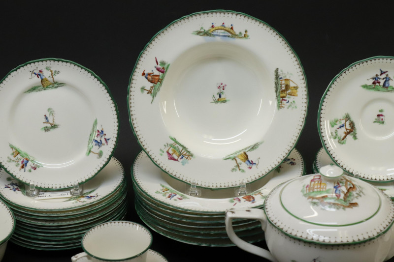 Royal Worcester 'Canton' Partial Dinner Service