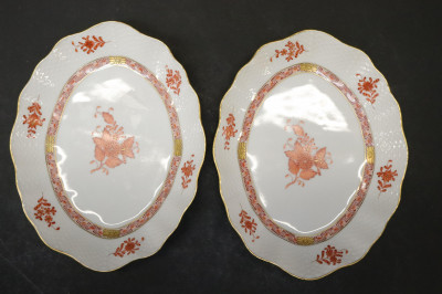 9 English Continental Porcelain Tableware