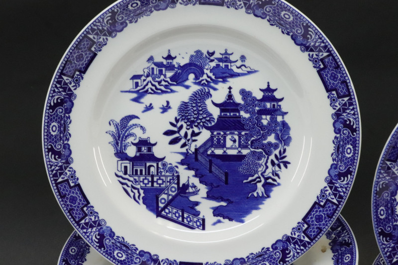 Royal Worcester Blue Willow Porcelains
