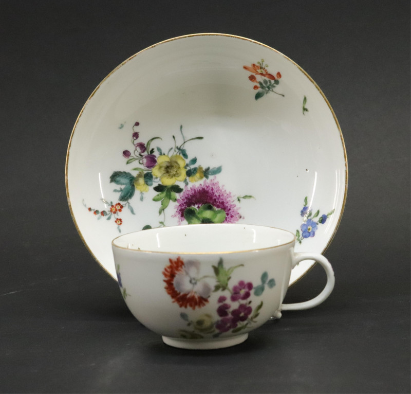 9 English Continental Porcelain Tableware