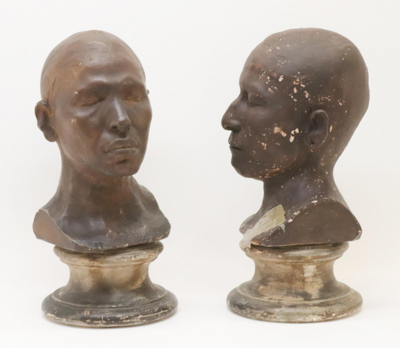 2 Busts of Indigenous Persons Smithsonian 1881