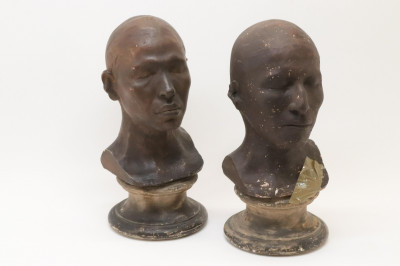 2 Busts of Indigenous Persons Smithsonian 1881