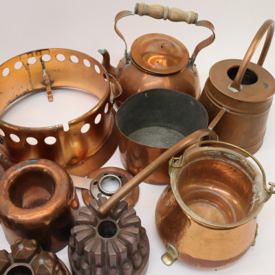 Victorian Copper Molds Cookware tools