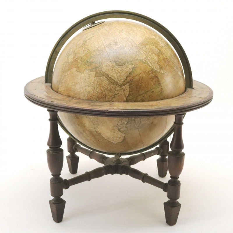 English 19th C Terrestrial 12' Globe on Stand 18