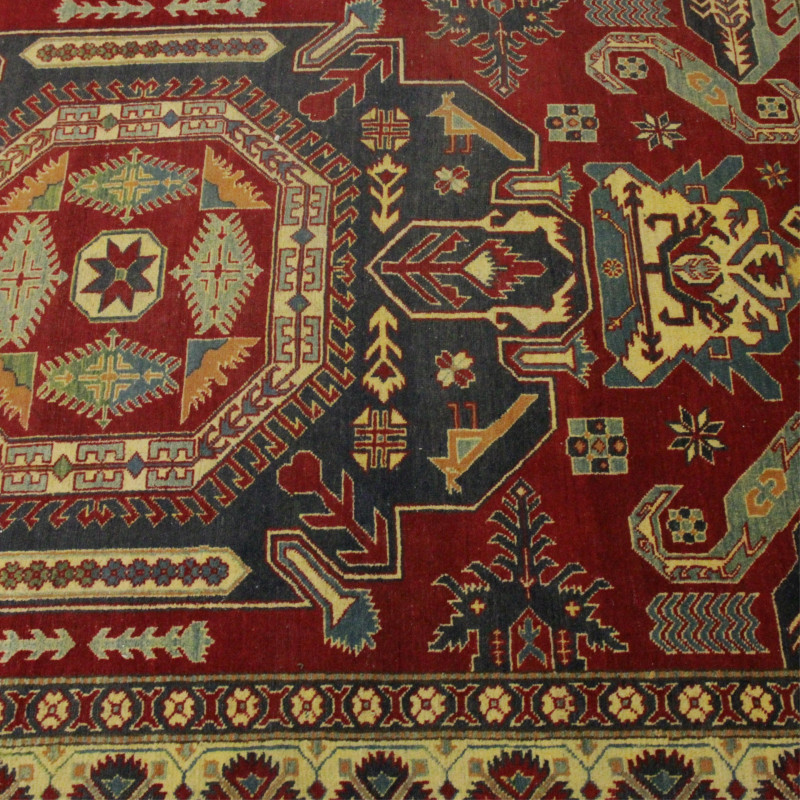 Kazak Style Wool Rug 5 x 8