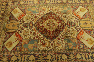 Hand Knotted Cotton Rug 4' x 6'