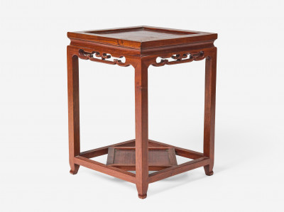 Image for Lot A Chinese Wood Display Table 20th Century