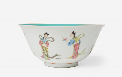 Image for Lot A Chinese Turquoise Bowl early 19th Century