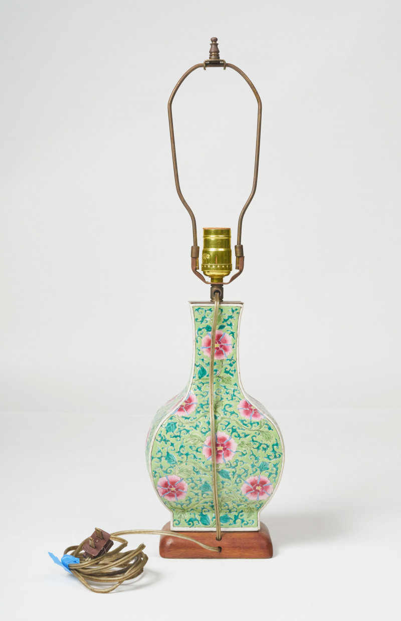 A Chinese Florally Decorated Porcelain Vase