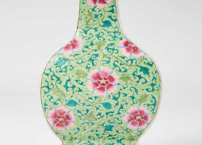 A Chinese Florally Decorated Porcelain Vase