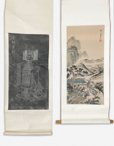 A Group of Four Chinese Scrolls