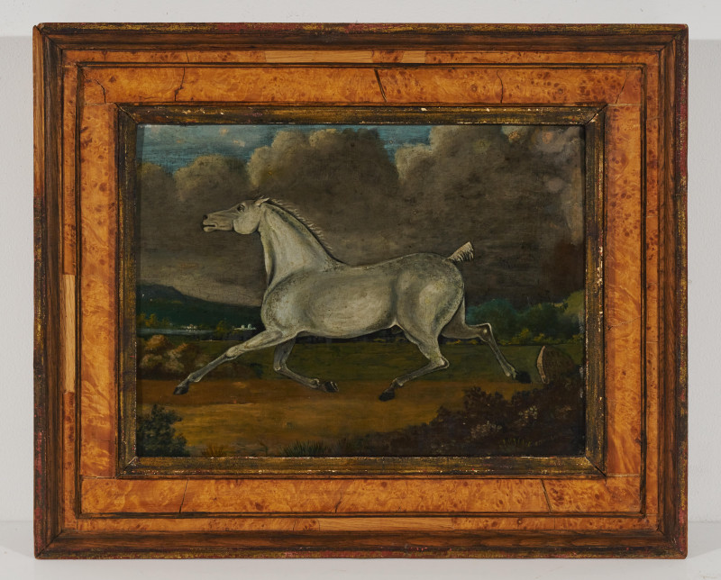 Artist Unknown - White Racehorse