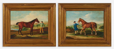 Image for Lot Artist Unknown - Horses Two Works