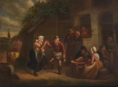 Image for Lot Artist Unknown - Untitled (tavern scene)