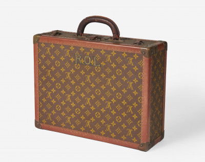 Image for Lot Louis Vuitton - monogrammed antique small 'Bisten' case