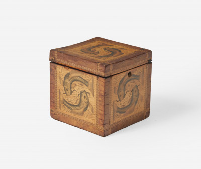Maker Unknown - Marquetry Inlaid Box
