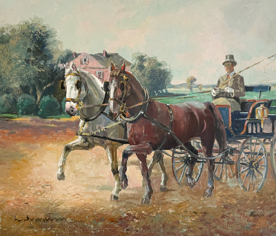 Ludwig Gschossmann - Horse and Carriage and Picnic (2)