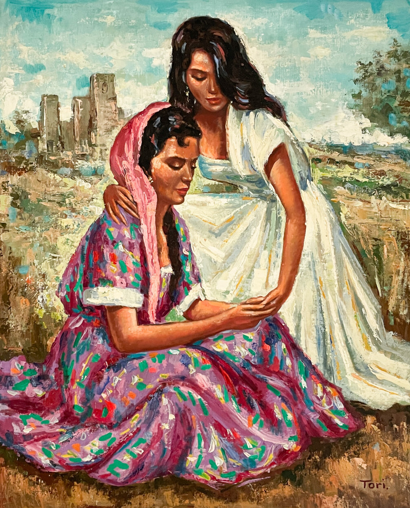 Unknown Artist - Mother and Daughter (2)