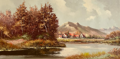 Unknown Artist - Houses on The Lake (3)