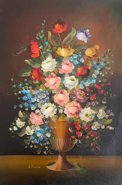 Unknown Artist - Still Life with Flowers (2)