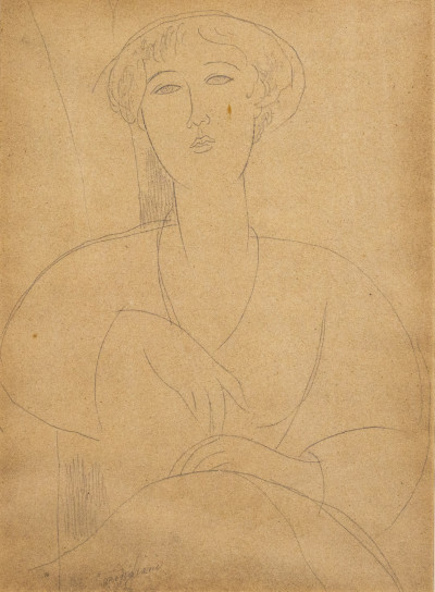 Amedeo Modigliani - Buste de Jeune Fille