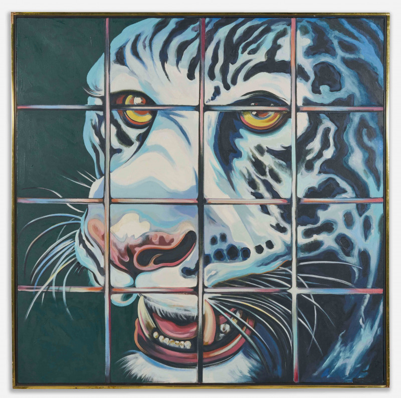 Lowell Nesbitt - Caged Tiger