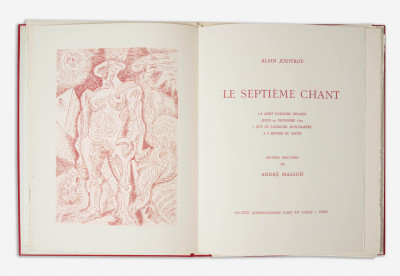 Alain Jouffroy and Andre Masson - Andre Masson Le Septieme Chant