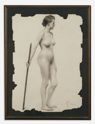 Unknown Artist - Untitled (Standing nude)