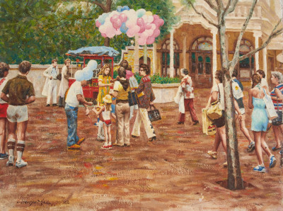 Image for Lot Wendell Hall - Pink Balloons