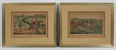 Image for Lot Henry Thomas Alken - Hunting Incidents, Plate 2 &amp; 3