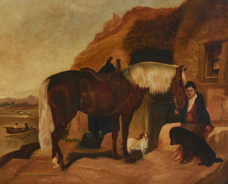 Artist Unknown - Untitled (Horse and dog)