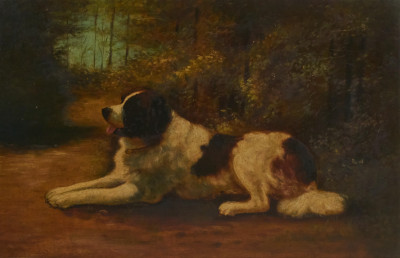 Artist Unknown - Untitled (Bernese mountain dog)