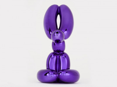 Jeff Koons Balloon Rabbit (Violet)