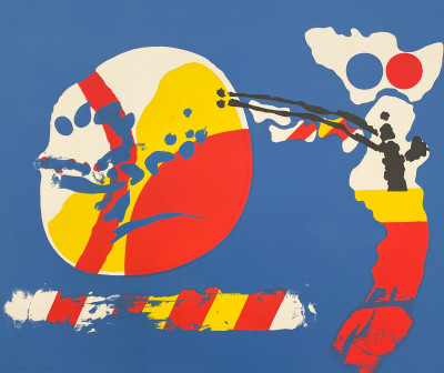 Image for Lot Unknown Artist - Untitled (Composition in red, yellow, and blue)