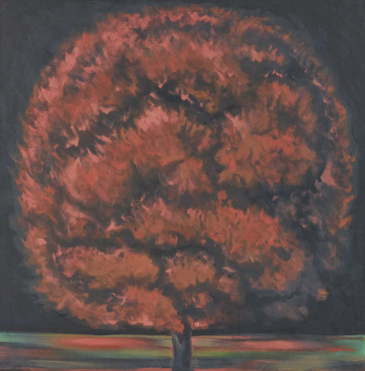 Image for Lot Lowell Nesbitt - Nocturnal, Red Tree
