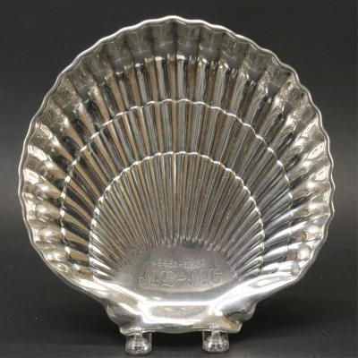 Image for Lot Gorham Sterling Silver Shell Dish