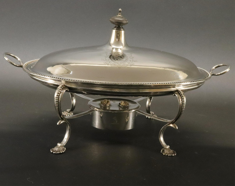 George III Silver Warming Dish London 1776