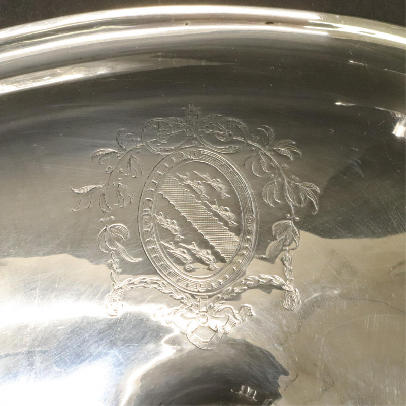 George III Silver Warming Dish London 1776