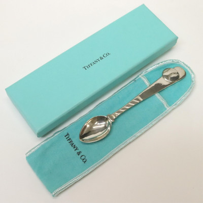 Image for Lot Tiffany Co Sterling Baseball Bat Baby Spoon