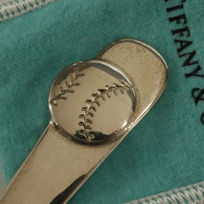 Tiffany Co Sterling Baseball Bat Baby Spoon