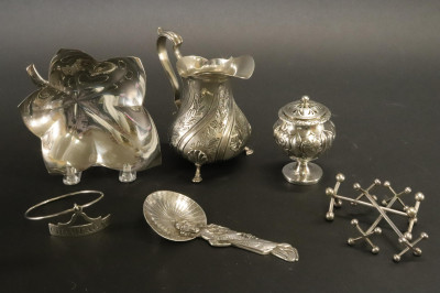 Image for Lot 19th20th C Sterling Silver Tiffany and others