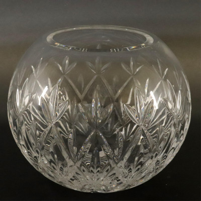 Image for Lot Tiffany Co Sybil Crystal Rose Bowl/Vase