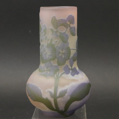 Image for Lot Galle Cameo Glass Vase