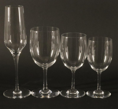 Image for Lot Baccarat Clear Glass Stemware