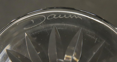 Set of Daum Cut Glass Stemware