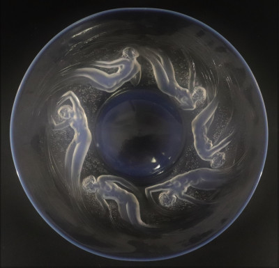 Image for Lot R Lalique Ondines Opalescent Plate