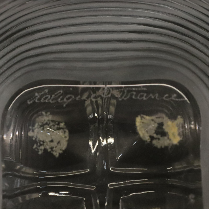 R Lalique Dahlia Hagueneu Coquille Bowls