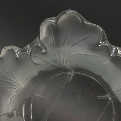 Lalique Capucines Leaf Bowl