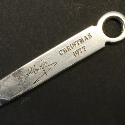 Image for Lot Tiffany and Co Bob Hope Sterling Letter Opener
